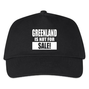 Greenland Is Not For Sale - Kids’ Baseball Cap - black - Front