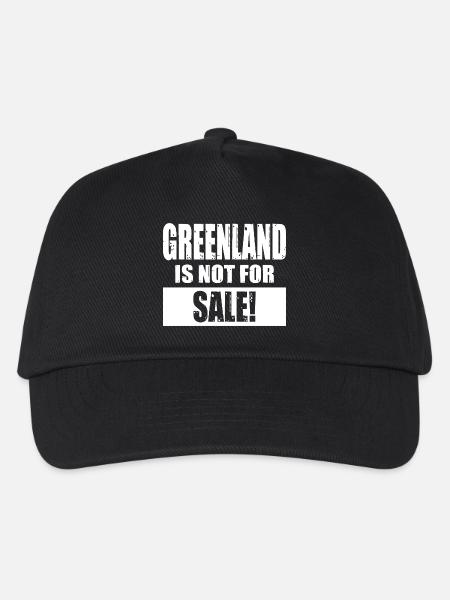 Greenland Is Not For Sale - Kinder Basecap - Schwarz