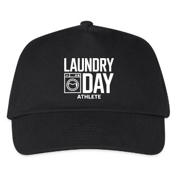 Laundry Day Athlete Wäsche Humor - Kids’ Baseball Cap - black - Front