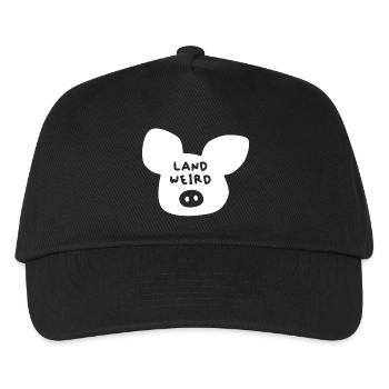 weird pig cool sayings quotes farmer farmer - Kids’ Baseball Cap - black - Front