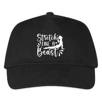 Pilates Enthusiasts Stretch Like A Beast Pilates - Kinder Basecap - Schwarz - Vorne