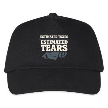 Self-employed freelancer Steuerhumor 1099 Life - Kids’ Baseball Cap - black - Front