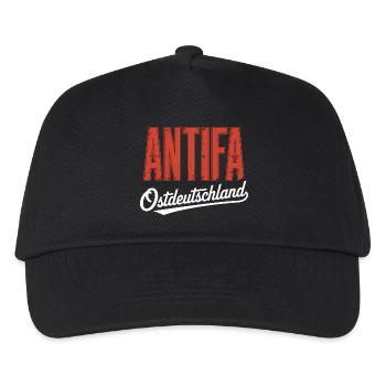 Antifa East Germany - Antifascist Merch - Kids’ Baseball Cap - black - Front