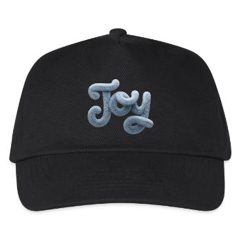 Joy Moderner Patchwork Look - Kinder Basecap - Schwarz - Vorne
