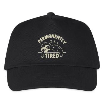 Fatigué de façon permanente - Casquette de baseball Enfant - noir - Devant