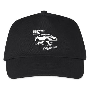 Economy model 2026 emission-free car - Kids’ Baseball Cap - black - Front