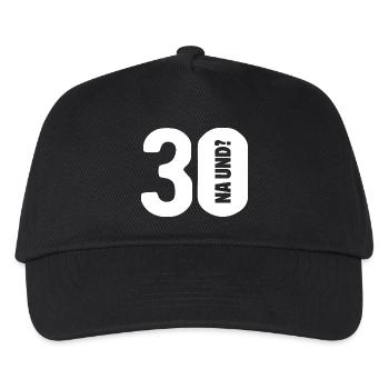 30 So what? Not so bad - birthday - Kids’ Baseball Cap - black - Front