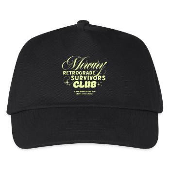 Mercury Retrograde Survivors Club - Kids’ Baseball Cap - black - Front