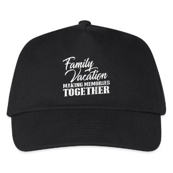 Family Vacation Memories - Kids’ Baseball Cap - black - Front