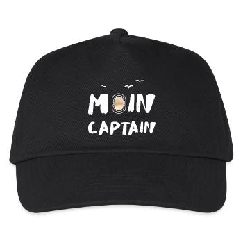 Moin Captain Porthole Sea Holiday Recreation Coast - Kids’ Baseball Cap - black - Front