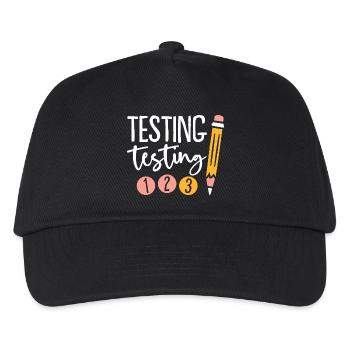 Tester des gribouillis au crayon sur le noir - Casquette de baseball Enfant - noir - Devant