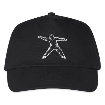 Breakdancer - Kinder Basecap - Schwarz - Vorne