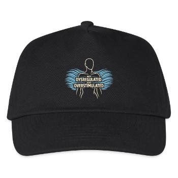 Somatische Heilung Somatische Therapie - Kinder Basecap - Schwarz - Vorne