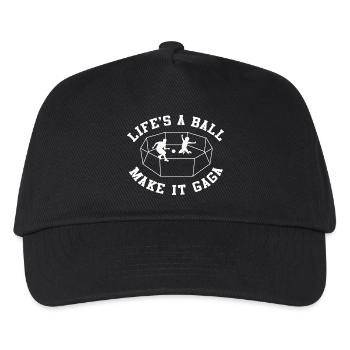 Life's a Ball Make It Gag - Kids’ Baseball Cap - black - Front