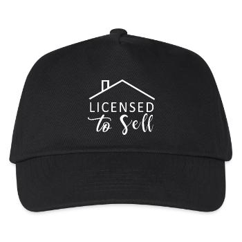 Real Estate Agent Realtor - Kids’ Baseball Cap - black - Front