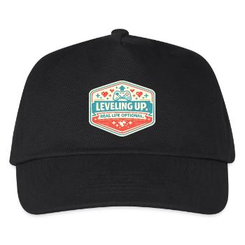 Level Up - Kinder Basecap - Schwarz - Vorne