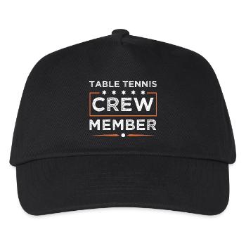 Équipe de tennis de table - Casquette de baseball Enfant - noir - Devant