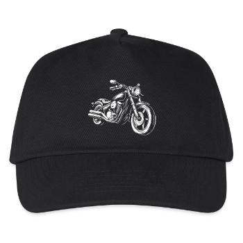 Motorcycle Motorcycle Rider - Kids’ Baseball Cap - black - Front