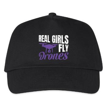 Mir Reichts Ich Geh Drohne Fliegen - Kinder Basecap - Schwarz - Vorne