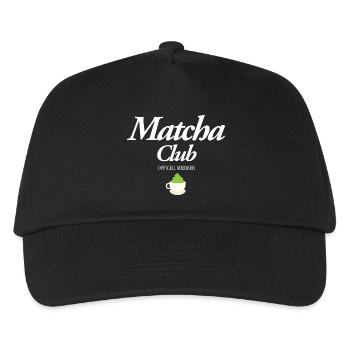 Matcha Club - Kids’ Baseball Cap - black - Front