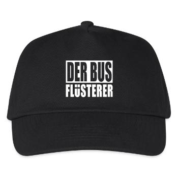 The Bus Whisperer / The Bus Whisperer - Kids’ Baseball Cap - black - Front