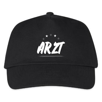 Arzt Beruf - Kinder Basecap - Schwarz - Vorne