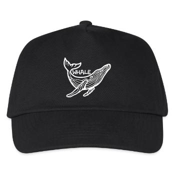 The Ocean Giant (white) - Kids’ Baseball Cap - black - Front