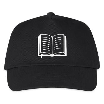 Book Books Reading Gift - Kids’ Baseball Cap - black - Front