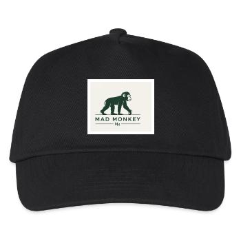 Mad Monkey Vintage Logo Illustration - Casquette de baseball Enfant - noir - Devant