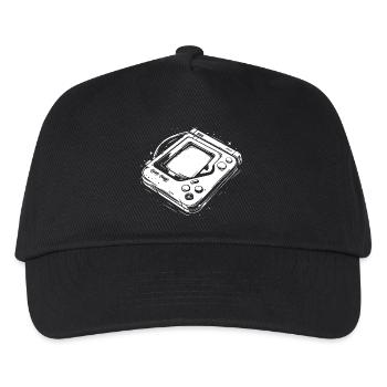 Retro Spielkonsole - Kinder Basecap - Schwarz - Vorne