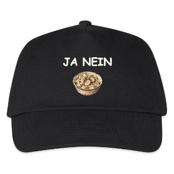 Ja Nein Kartoffelsalat - Kinder Basecap - Schwarz - Vorne