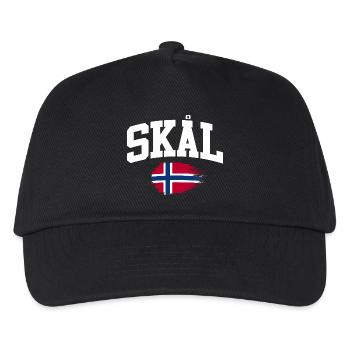 Norway Vacation Norge Fjords Travel Scandinavian - Kinder Basecap - Schwarz - Vorne