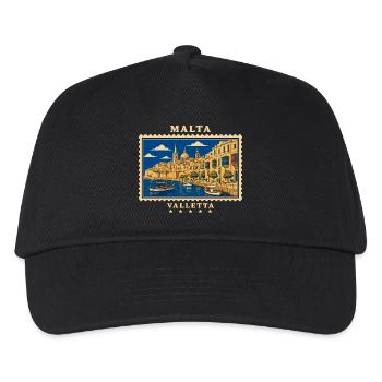 Malta Valletta Vintage Travel Brand - Kids’ Baseball Cap - black - Front