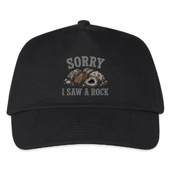 Geology Fan Rocks Collecting Rocks - Kids’ Baseball Cap - black - Front