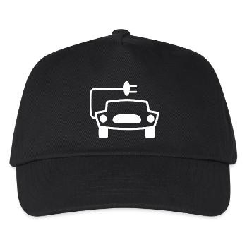 Elektrische Autos - Kinder Basecap - Schwarz - Vorne