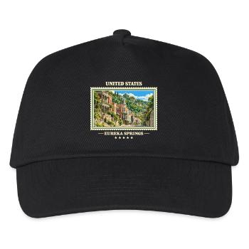 Vereinigte Staaten Eureka Springs Vintage Reisemar - Kinder Basecap - Schwarz - Vorne