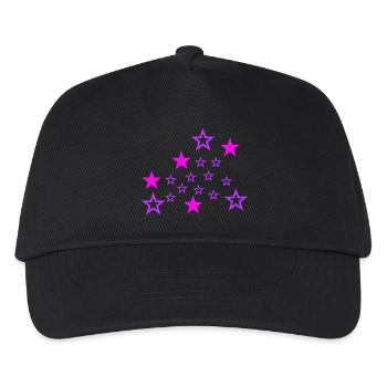 star - stars - Kids’ Baseball Cap - black - Front