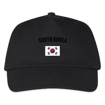 South Korea Flag - Kids’ Baseball Cap - black - Front
