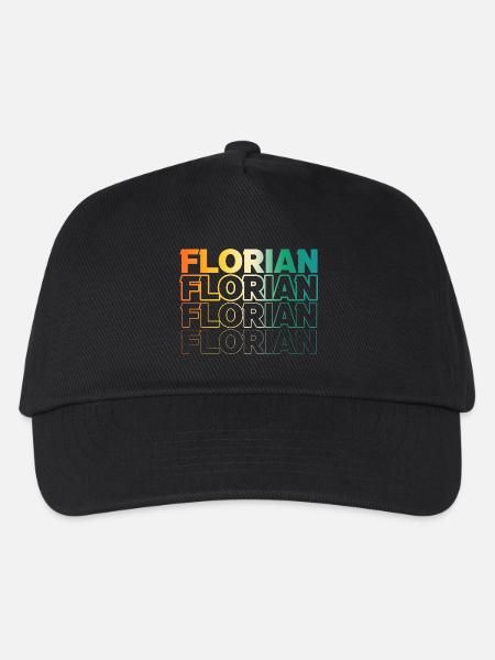 Florian - Kinder Basecap - Schwarz