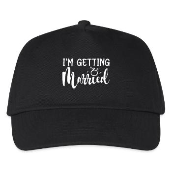 I'm Getting Married - Bachelorette Party Gift - Kids’ Baseball Cap - black - Front
