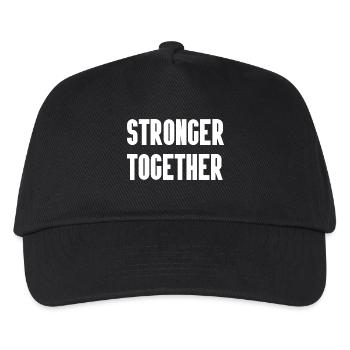 Stronger Together - Kinder Basecap - Schwarz - Vorne