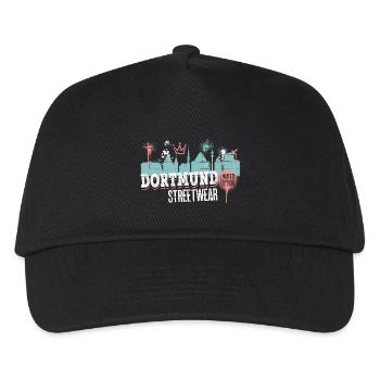 Dortmund, Skyline, ville, Allemagne, graffiti - Casquette de baseball Enfant - noir - Devant