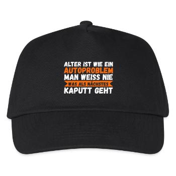 Ich Bin Nicht Alt Geburtstag - Kinder Basecap - Schwarz - Vorne