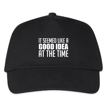 English Humor Design for All Occasions - Kids’ Baseball Cap - black - Front
