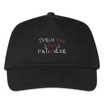 I can't I'm a pastry chef - Kids’ Baseball Cap - black - Front