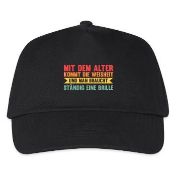 Ich Bin Nicht Alt Geburtstag - Kinder Basecap - Schwarz - Vorne
