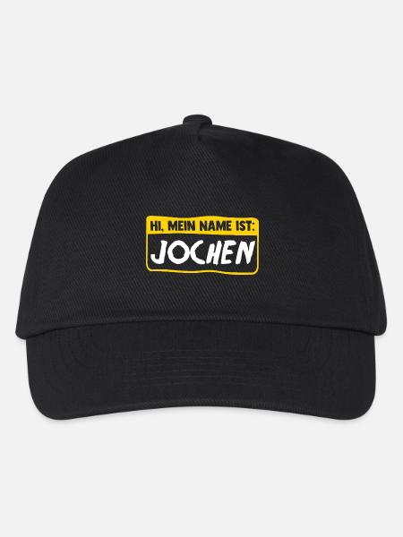 Jochen - Kinder Basecap - Schwarz