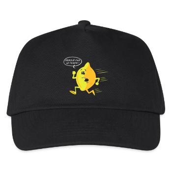 Citron pressé - Casquette de baseball Enfant - noir - Devant