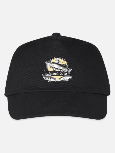 Angel Designs think big RAHMENLOS Geschenk - Kinder Basecap - Schwarz
