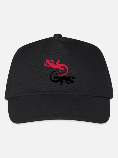 BALI - GECKO TWINS - Kinder Basecap - Schwarz